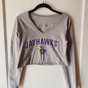 SOLD - University of Kansas CROP TOP